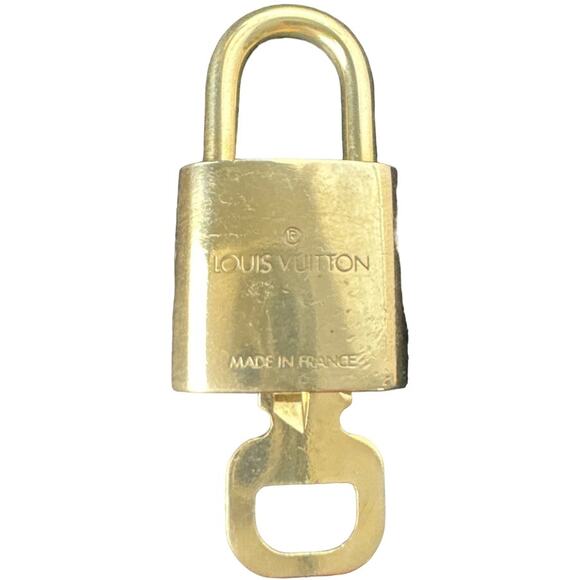 Louis Vuitton Authentic Brass Lock and Key #302 - Picture 2 of 6